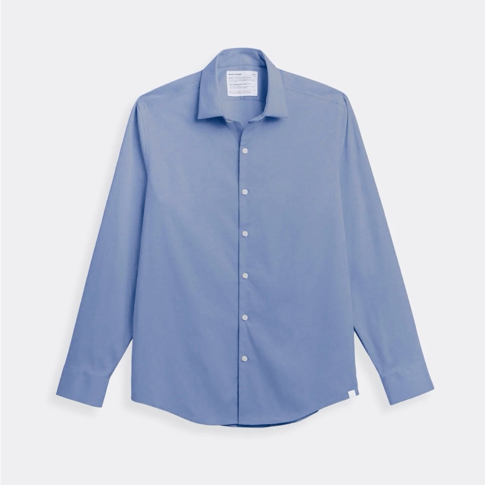 MINISTRY OF SUPPLY AeroZero° Dress Shirt Light Blue Oxford Button Down Shirt